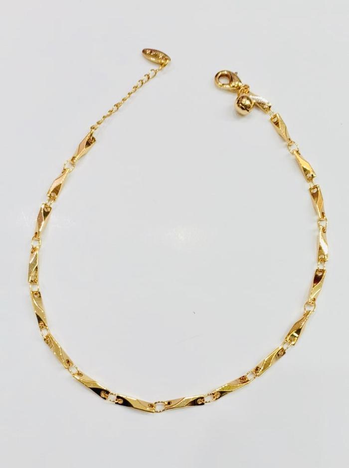 Gelang kaki wanita lapis emas // gelang kaki pengganti emas // 03