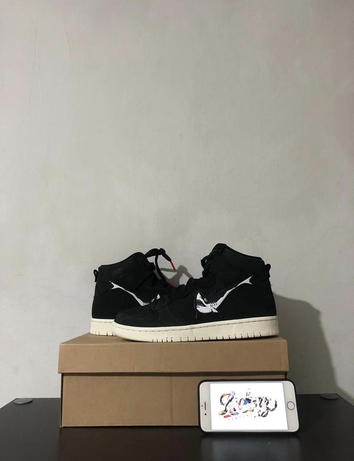 Nike SB Dunk High x Oski Shark Black ORIGINAL