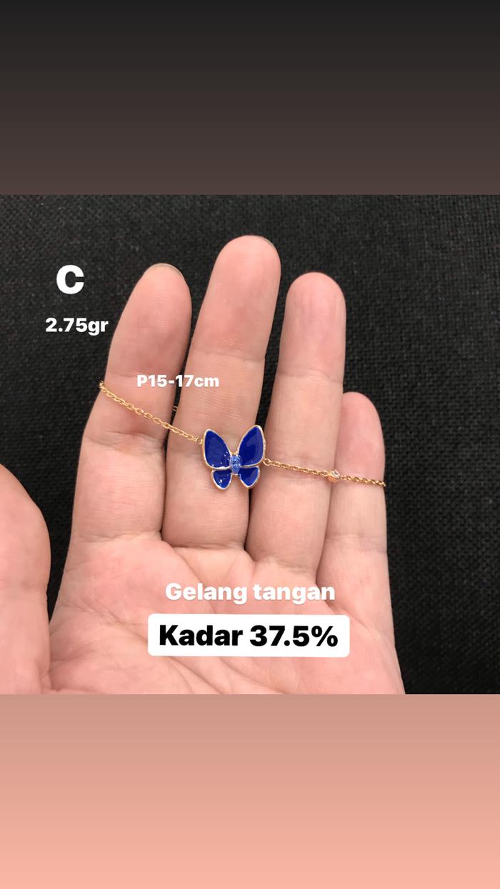 Gelang Emas Asli - Gelang Emas Kadar 375 - Toko Emas Toko Mas asli 11
