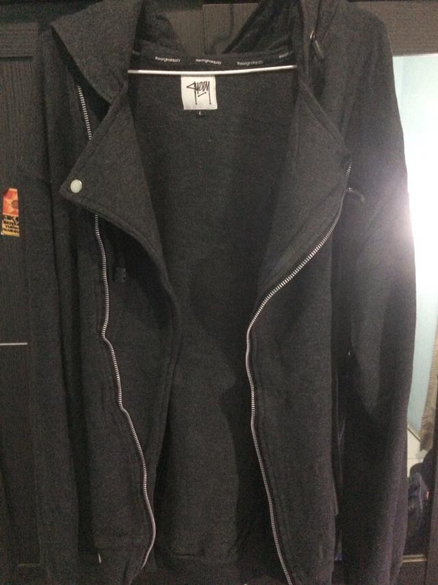 Original quzzy Sweater Hoodie. Grey.