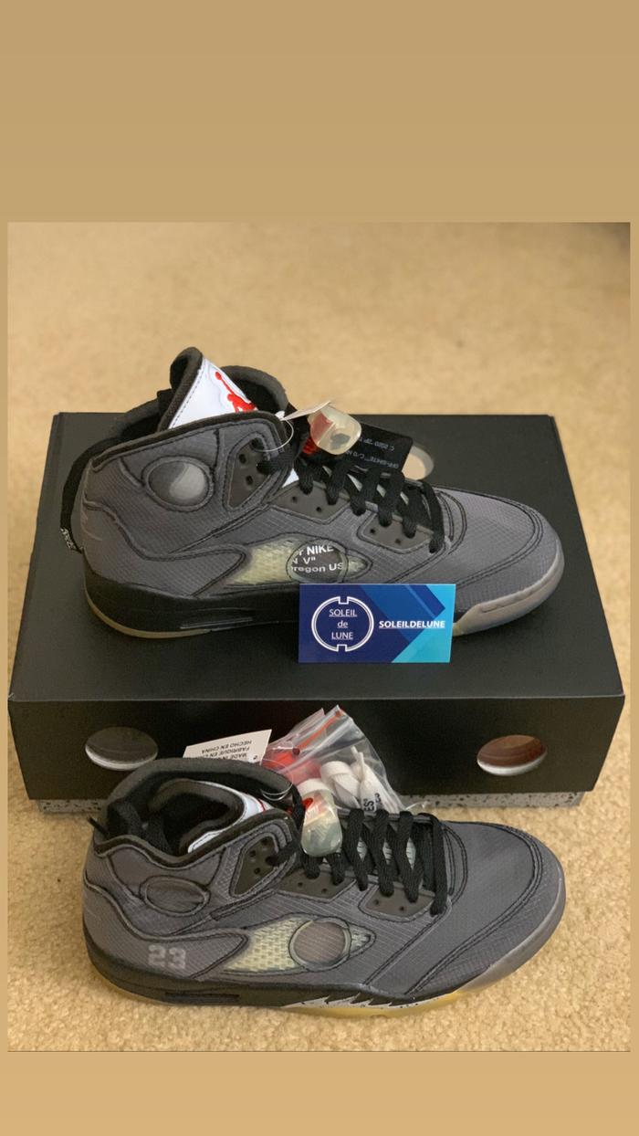 Air Jordan 5 off white
