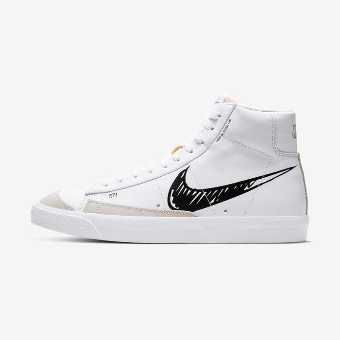 NIKE BLAZER MID VINTAGE 77 SKETCH WHITE BLACK