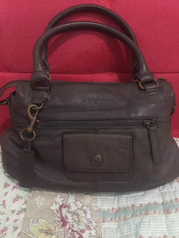 Liebeskind Francine Red Brown Crossbody