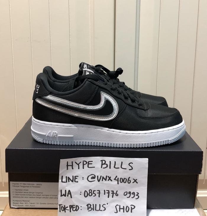 NIKE AIR FORCE 1 ‘07 LV8 BLACK WHITE WOLF GREY ORIGINAL
