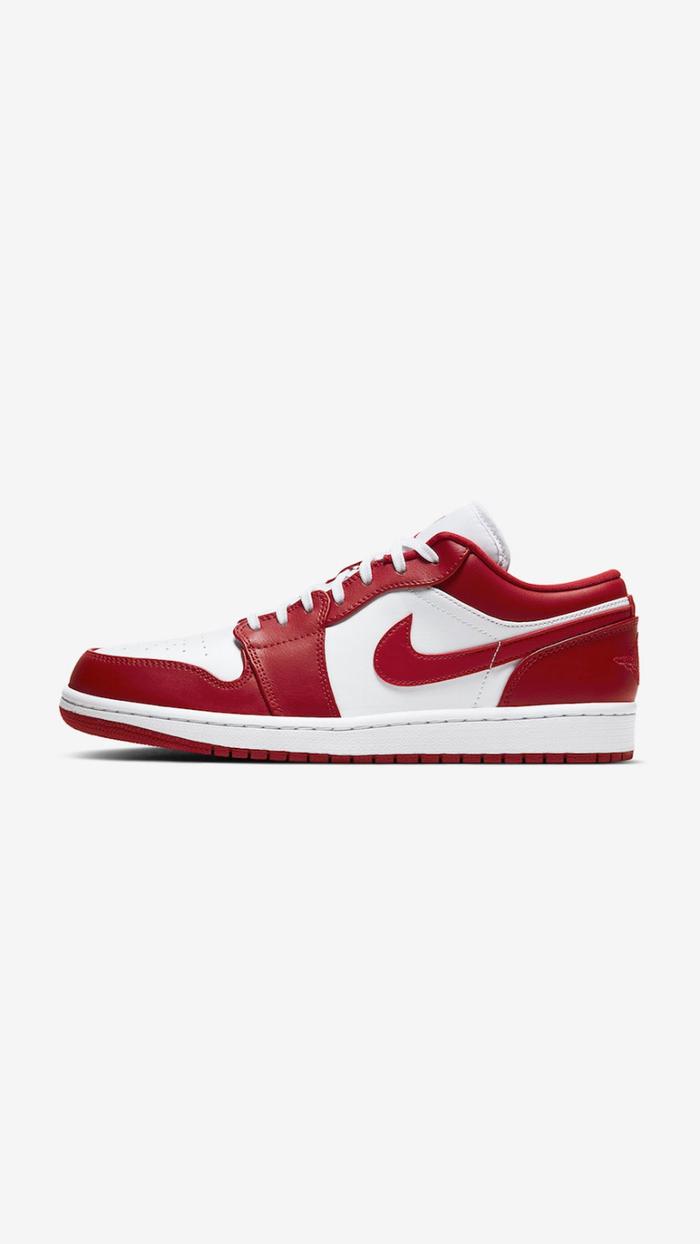 NIKE AIR JORDAN 1 LOW GYM RED WHITE ORIGINAL