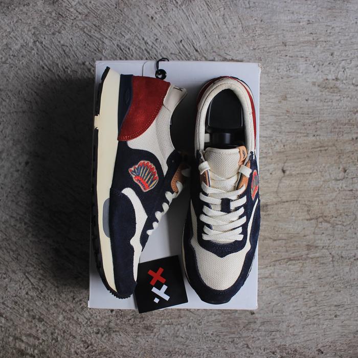 VISVIM ROLAND JOGGER NAVY RED
