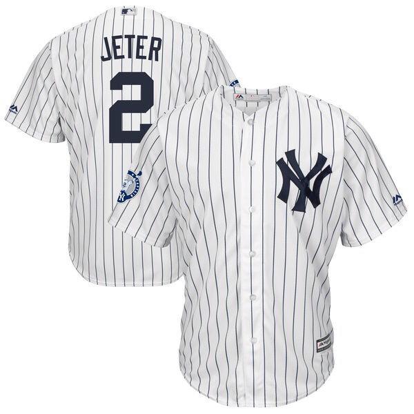 JERSEY YANKEES JETER MAJESTIC MLB BASEBALL NBA MLB NHL NFL