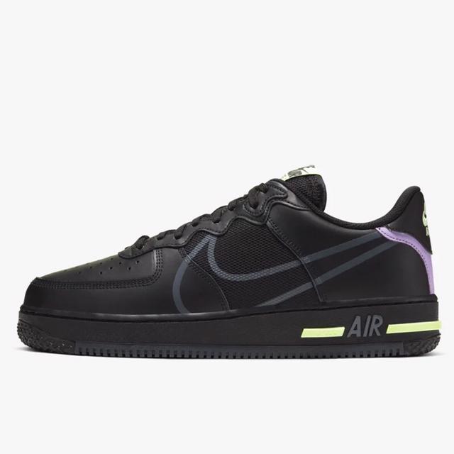 NIKE AIR FORCE 1 REACT BLACK ANTHRACITE
