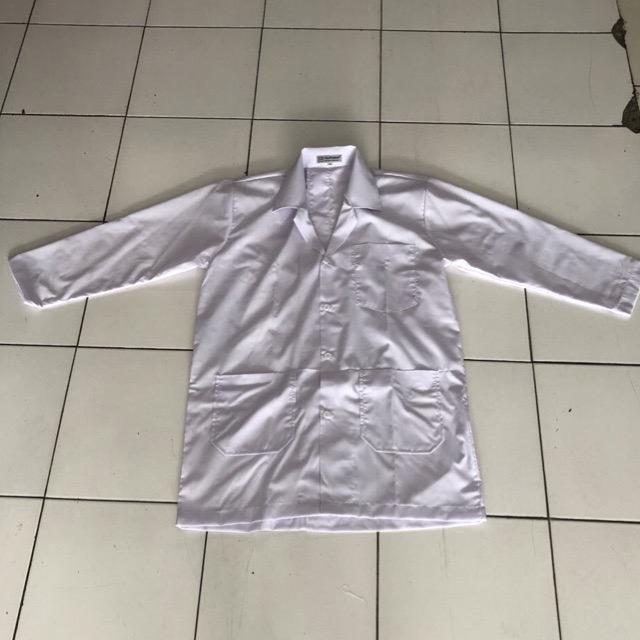 Jas lab panjang / jas laboratorium lengan panjang ukuran XXXL jumbo
