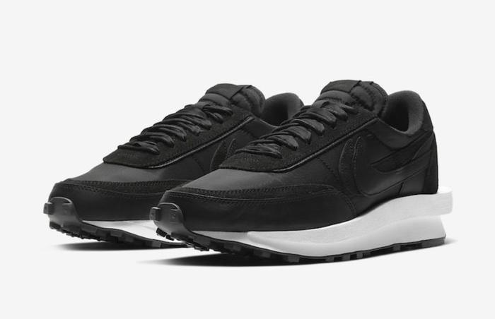Sacai x LDV Waffle "Black Nylon"
