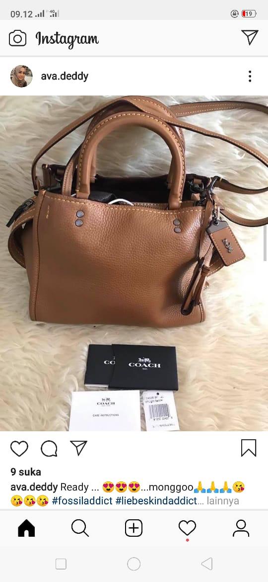 Coach Rogue 25 Saddle Satchel