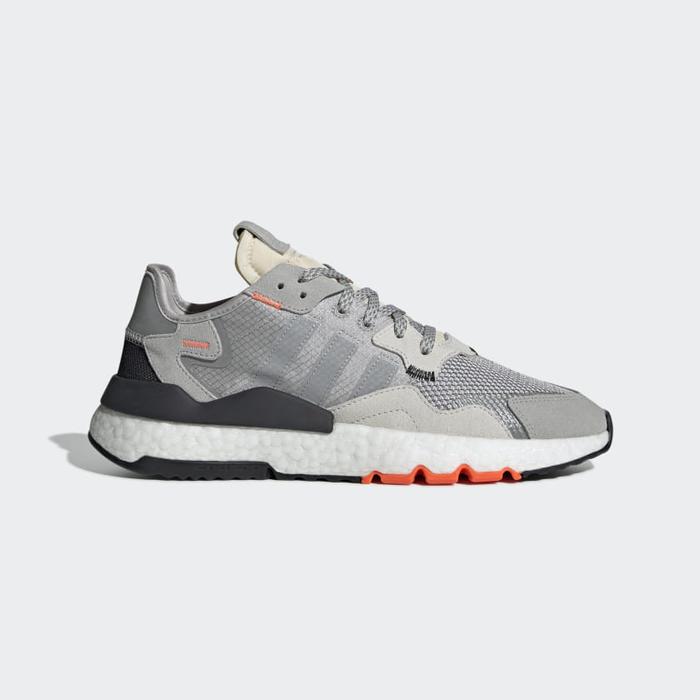Adidas Men Nite Jogger Shoes Solid Grey Originals