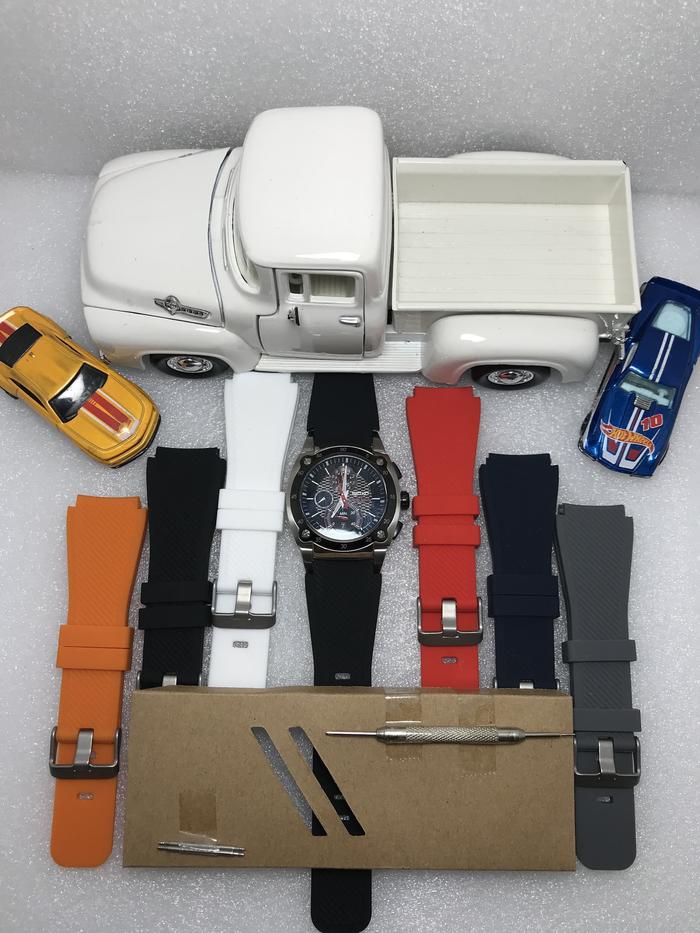 Strap tali rubber jam tangan seiko sportura F1 honda racing 22mm