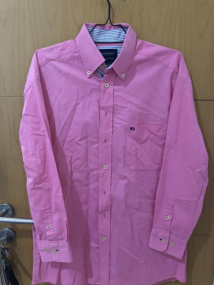 Kemeja Giordano Pink Original