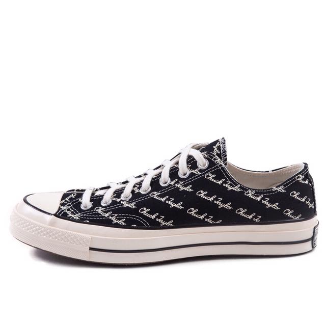 CONVERSE CHUCK TAYLOR 70 LOW PINSTRIPE BLACK