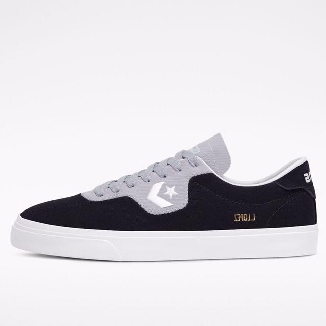 CONVERSE LOUIE LOPEZ PRO OX CANVAS BLACK WOLF GREY WHITE