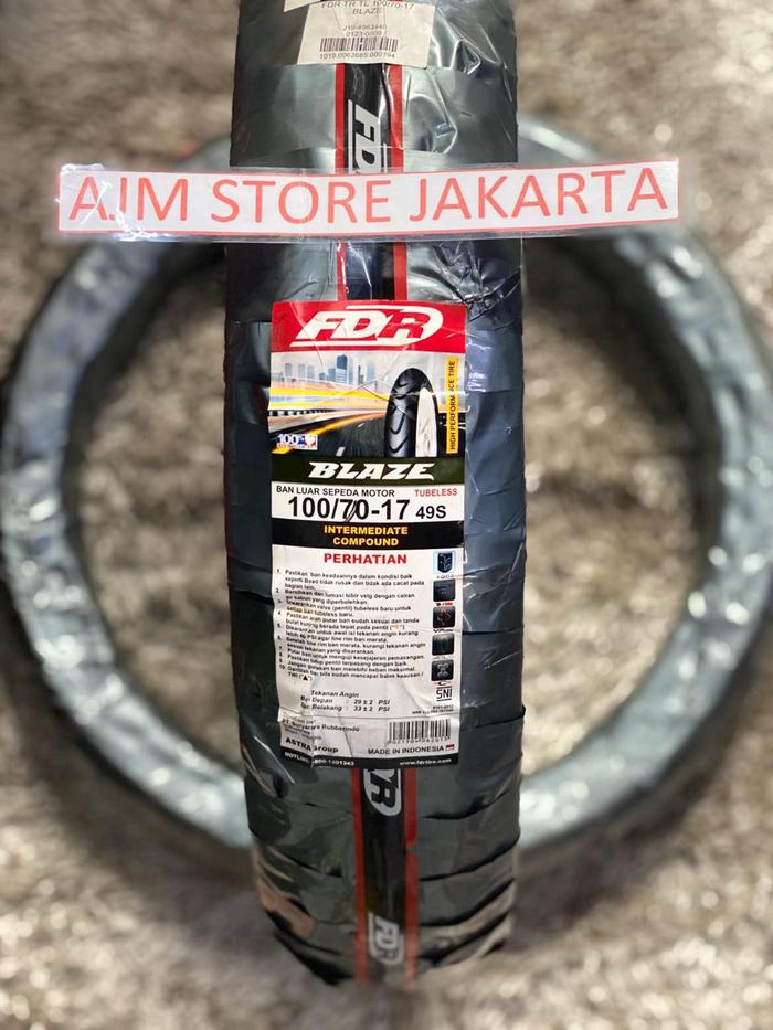 FDR Blaze 100/70-17 Tubeless..