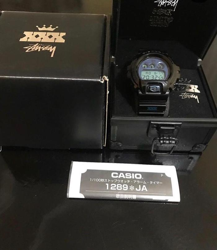 Gshock DW 6900FS Stussy Aniv 30Th Blue