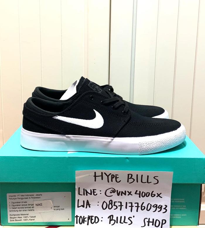 NIKE SB ZOOM STEFAN JANOSKI BLACK WHITE ORIGINAL