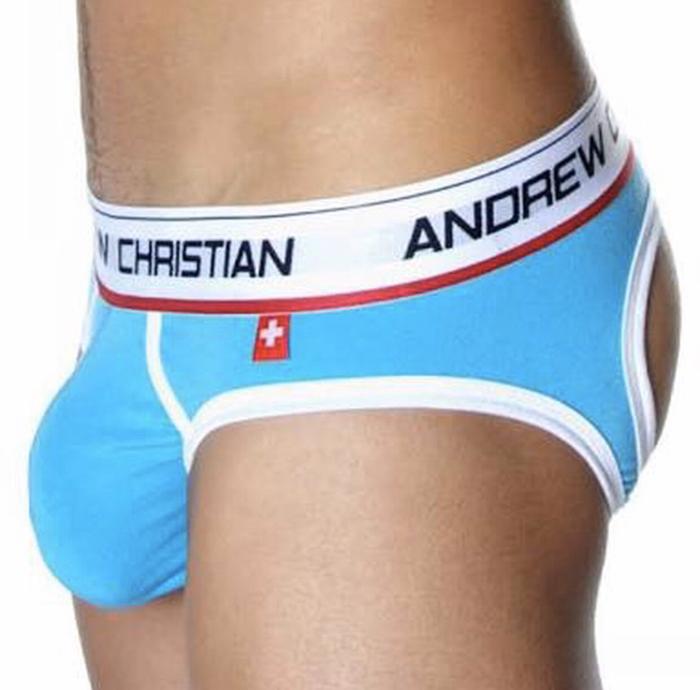 Celana dalam sexy jockstrap ada kantong perbesar alat vital lubang