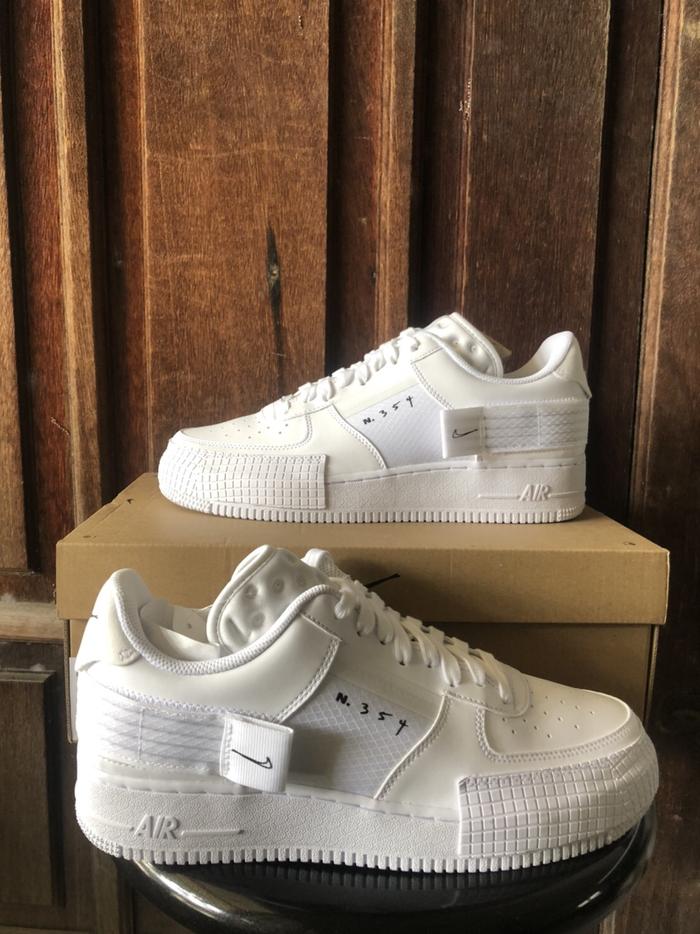 NIKE AIR FORCE 1 TYPE N354 TRIPLE WHITE