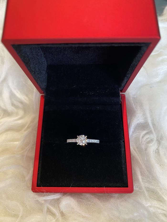 Cincin GIA 0.20ct .. berlian asli