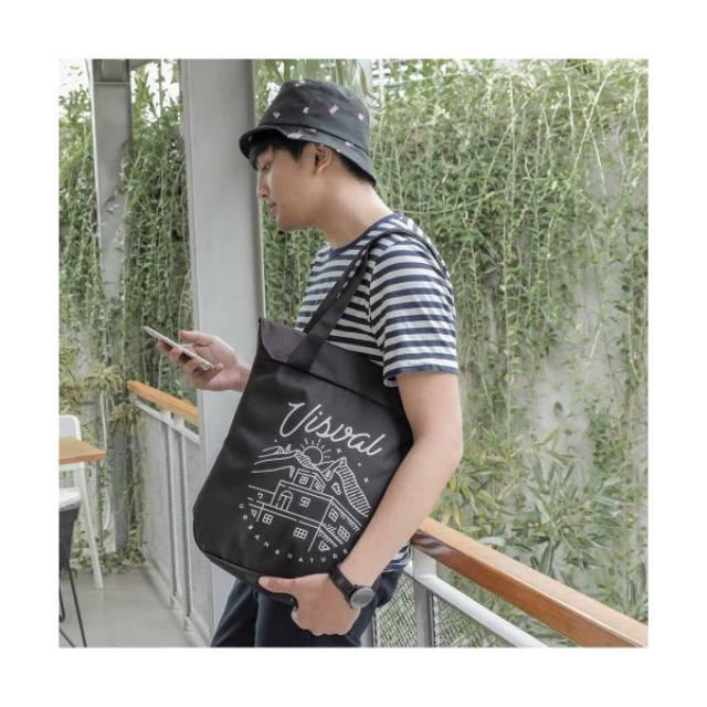 HAII Bayar Di Tempat Visval Tote Bag Shrivel - Tas Original Visval
