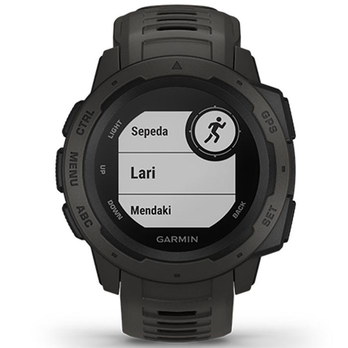 JAM TANGAN GARMIN ORIGINAL INSTINCT GRAPHITE SMARTWATCH Pria Wanita LA