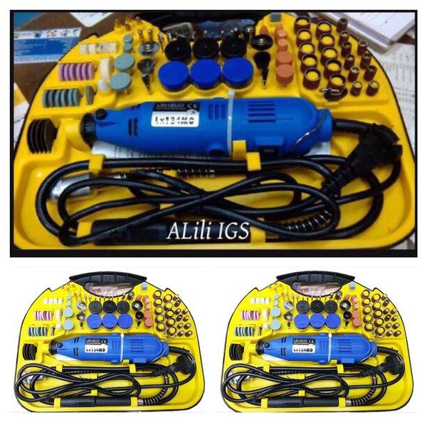Bor Mini Die Grinder Full Set | Alat Tuner | Merk LauXor Best Selling