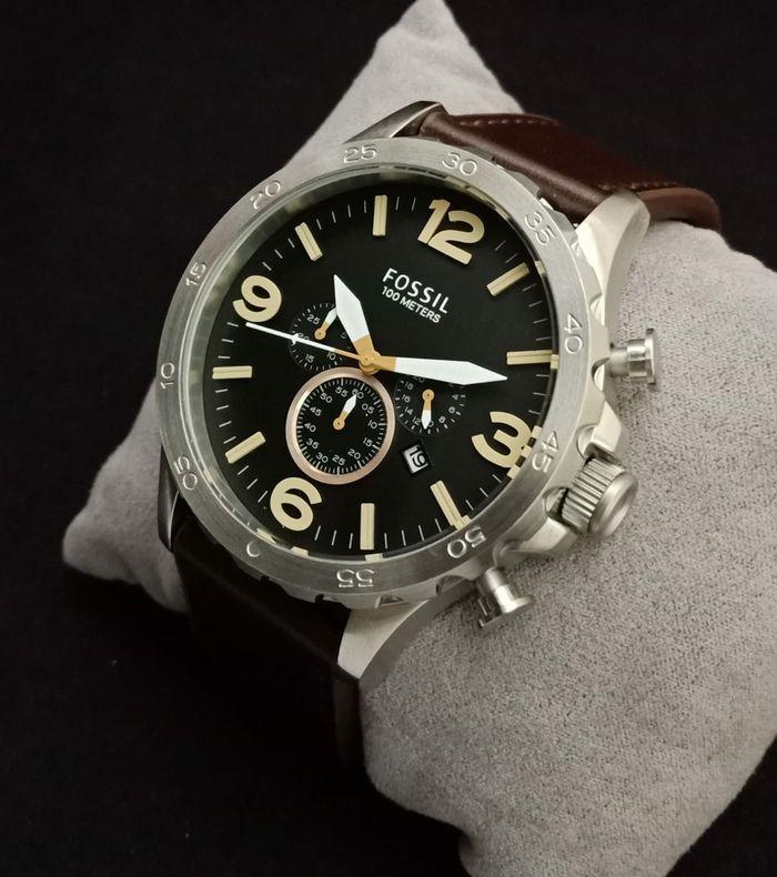 Jam Tangan Pria Fossil Jr1401 Original 48mm Macho