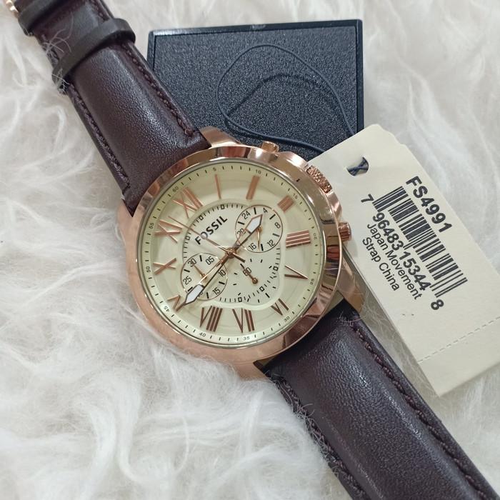 Jam Tangan pria Fossil FS4991 Diameter 45mm original
