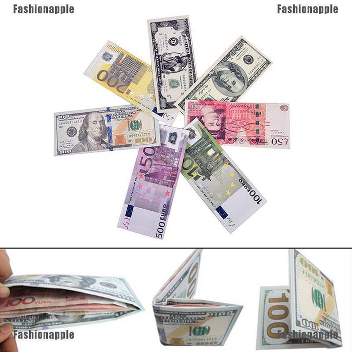 Dompet Desain ic Motif Mata Uang Dollar/Euro untuk Pria/Wanita
