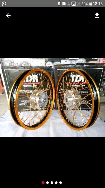 HNT SEPAKET VELG TDR 2 TONE TROMOL JARI2 MX KING