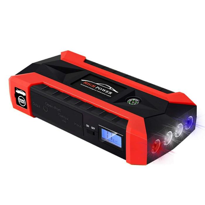 JX29 Portabel Mobil Jump Starter 89800mAh 600A Puncak 12V