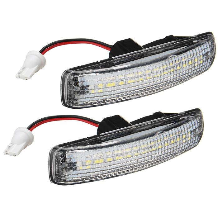 Mobil LED Hitam Smoked Side Repeater Cahaya Side Marker