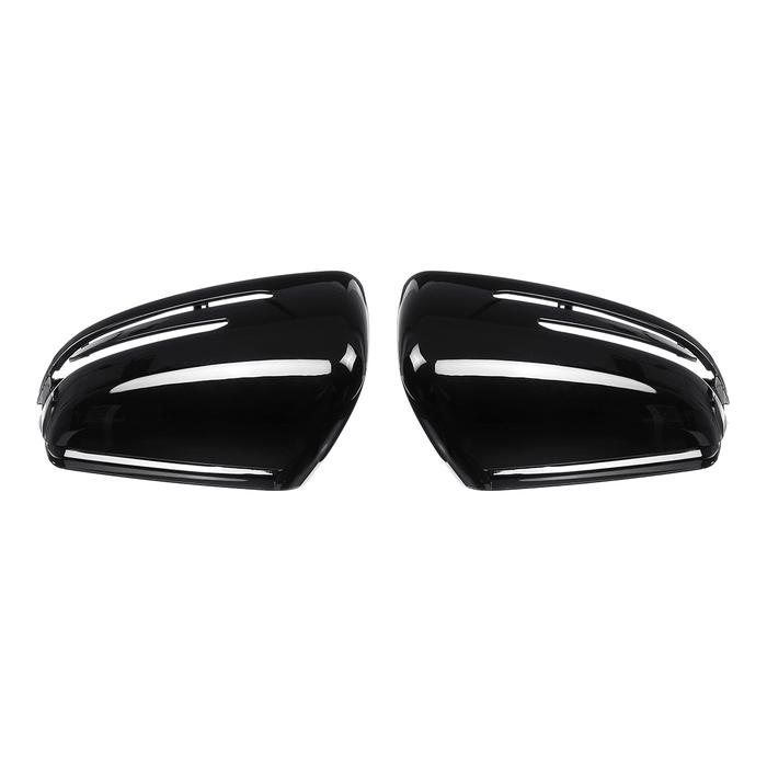 Kiri / Mobil Kanan kaca spion Sampul Hitam Untuk BENZ W204