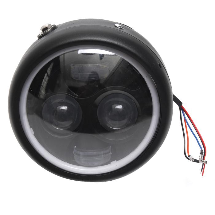 Sepeda motor Cafe Racer COB LED Projector Malaikat Eye