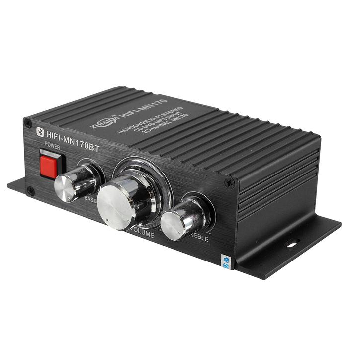 bluetooth 2 Channel Car Home Mini HIFI Stereo Power
