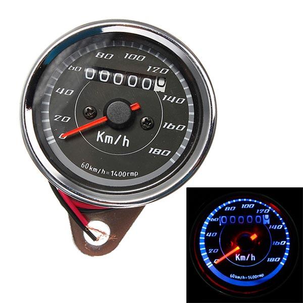 Sepeda motor Odometer Speedometer Gauge meter Warna Dual