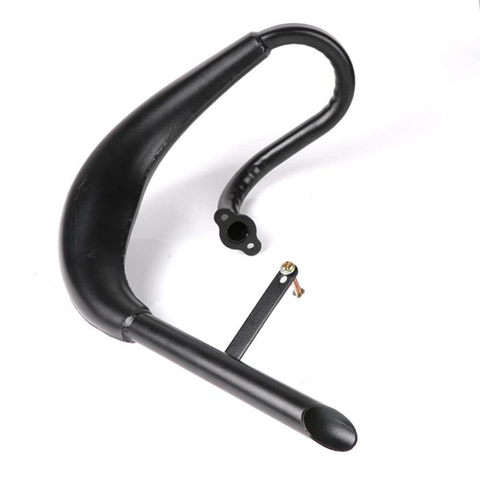Exhaust Muffler Pipa Untuk 50cc 60cc 80cc Sepeda Gas Engine