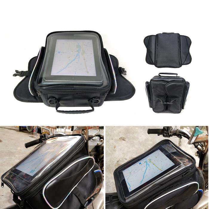 Diupgrade Magnetic Touch Screen Motorcycle Oil Gas Fuel