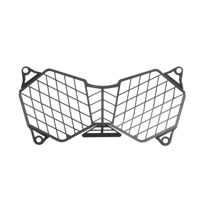 Hitam Motorcycle Headlight Grille Cahaya Sampul pelindung