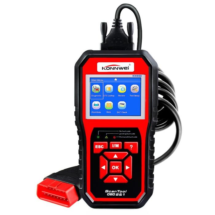 KONNWEI KW850 Mobil Pindai Diagnostic Tool OBD2 EOBD Mesin