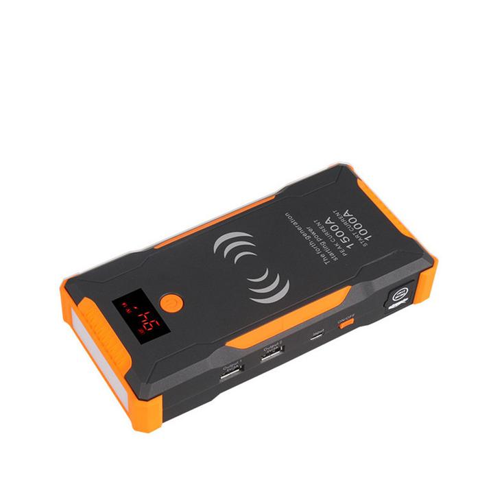 22000mAh Portabel Mobil Jump Starter Puncak 1500A Powerbank