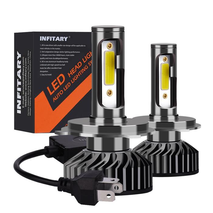 Infitary F2 Mobil COB LED Lampu Umbi Fog Lamp H1 H3 H4 H7