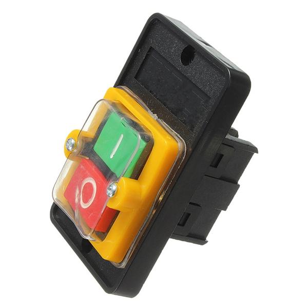 AC 220V / 380V 10A Waterproof ON / OFF Push Button Bor