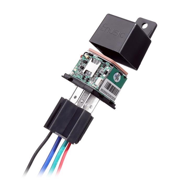 Enusic CJ720 global Versi Relay GPS Tracker Rear Waktu GSM