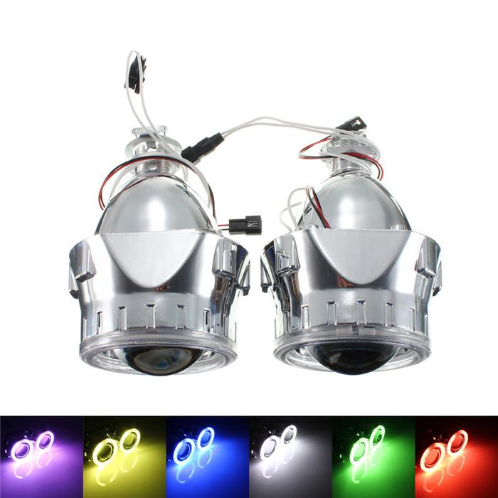 2,5 Inch H1 / H4 / H7 Bi-Xenon HID Projector Lampu