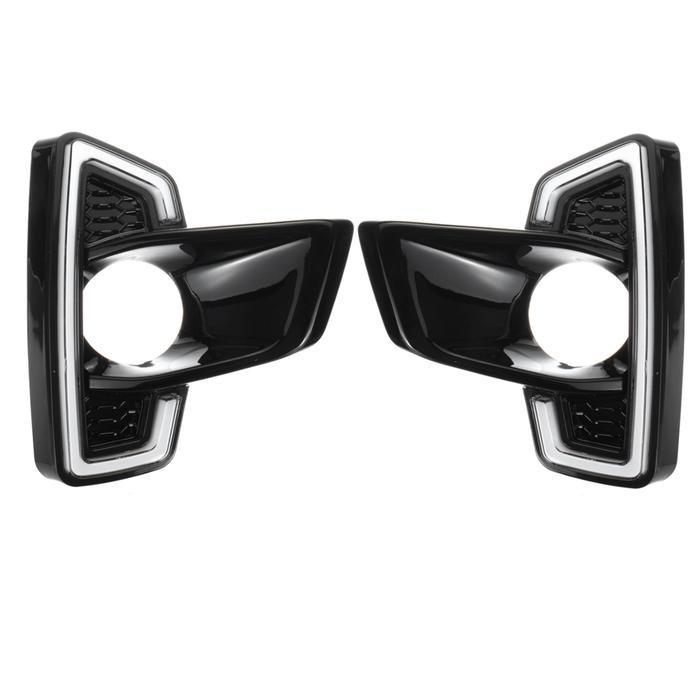 Pasangan LED DRL Daytime Running Lights Putih Hidupkan