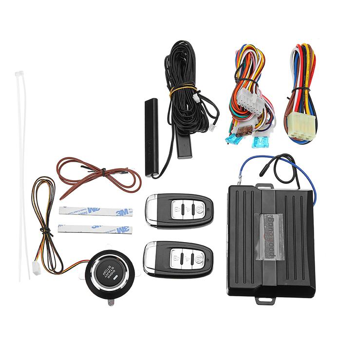 Mobil Universal PKE Passive Keyless Masuk Alarm System